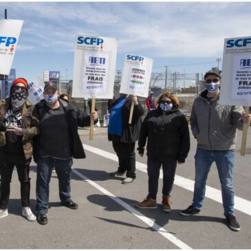 Dockworkers General Strike at the Port of Montreal